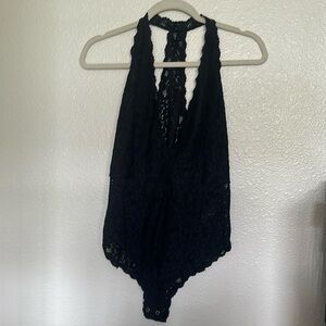 Free People Intimately Lace Bodysuit Size L